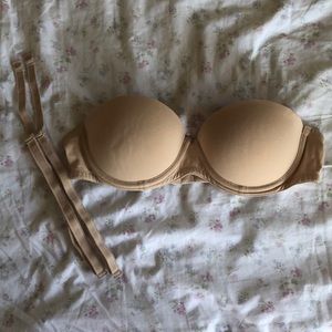 Strapless/Strap Adjustable VS Nude Push Up Bra